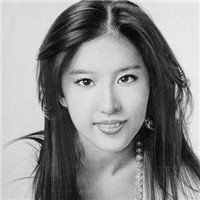 全侧女青年头像