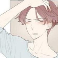 动漫卡通中分头像男