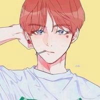 动漫卡通中分头像男