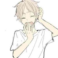 动漫卡通中分头像男