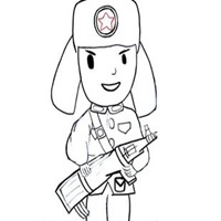 叔叔头像简笔画