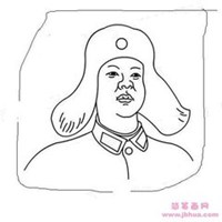 叔叔头像简笔画