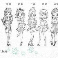 可爱八人以上集体头像