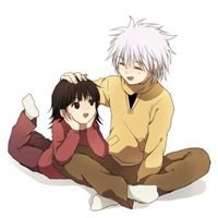 哥哥抱妹妹头像