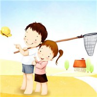 哥哥抱妹妹头像