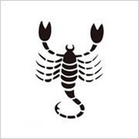 天蝎座头像男带字图片