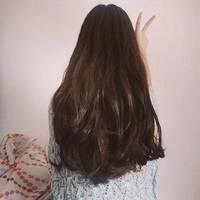 女生头发披肩头像