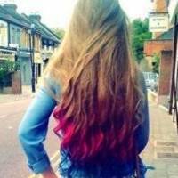 女生头发披肩头像