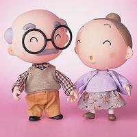 奶奶头像简笔画图片