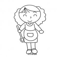 妈妈头像简笔画图片大全