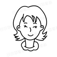 妈妈头像简笔画图片大全