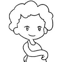 妈妈头像简笔画图片大全