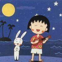 小丸子打伞头像