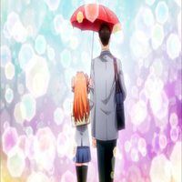 小丸子打伞头像