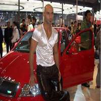 帅气男车模头像