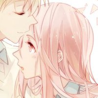 带围巾的动漫情侣头像