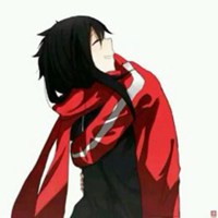 带围巾的动漫情侣头像