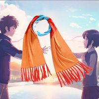 带围巾的动漫情侣头像