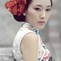 微信头像旗袍背影