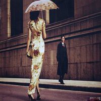 微信头像旗袍背影