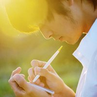 微信头像染发男生帅气