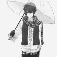 微信头像男生打伞头像