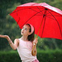 微信头像雨中打伞