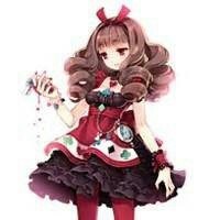 微信漫画卷发头像女生