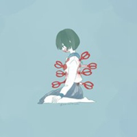 微信漫画卷发头像女生