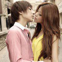 情侣头像粉色一男一女