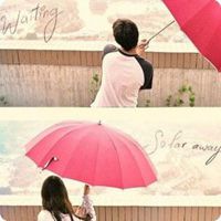 情侣打伞头像