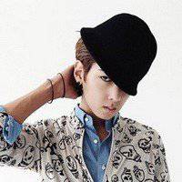 戴黑色帽子男生头像