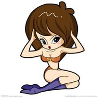 搞笑卡通胸罩头像