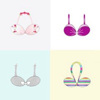 搞笑卡通胸罩头像