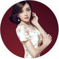 旗袍头像素描图片