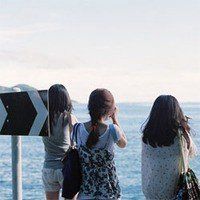 校园头像女三人霸气