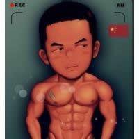 欧美健身头像男