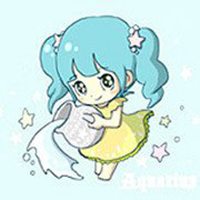 水瓶座动漫卡通头像