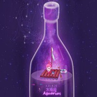 水瓶座头像女生带字文字