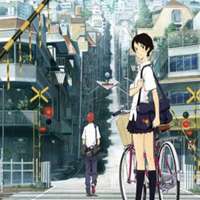 浪漫唯美骑自行车头像