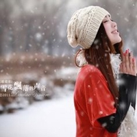 淡雅头像女生飘雪