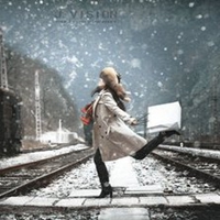 淡雅头像女生飘雪