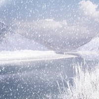 淡雅头像女生飘雪