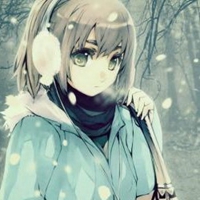 淡雅头像女生飘雪