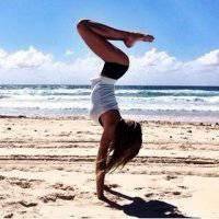 瑜伽头像唯美图片