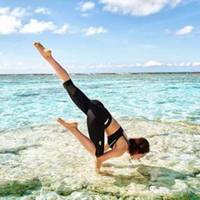 瑜伽头像唯美图片