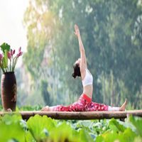 瑜伽头像唯美图片