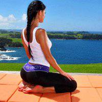 瑜伽头像女生意境图片