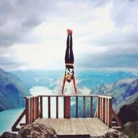 瑜伽头像女生意境图片