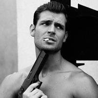 男头像黑白高冷侧面